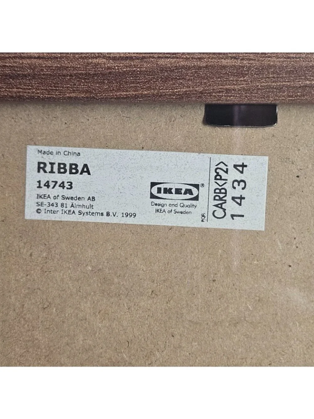 Picture Frame 5x7 Brown Wood Photo Frame IKEA RIBBA 6x8 Wall Tabletop Glass